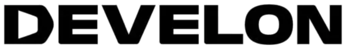 Develon excavator brand logo